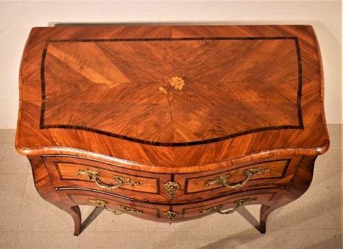 Commode Louis XV, Royaume des Deux-Siciles milieu XVIIIe - Louis XV